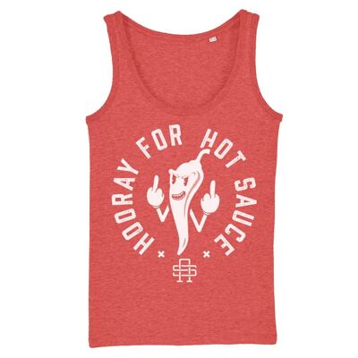 Hooray For Hot Sauce Chaleco de gimnasia para mujer