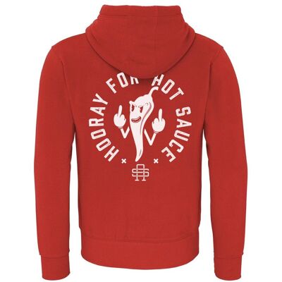 Hooray For Hot Sauce Gym sudadera con capucha con cremallera