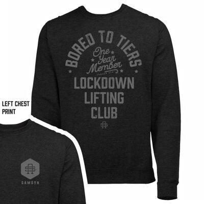 Lockdown Lifting Club One-Year Anniversary Sweater