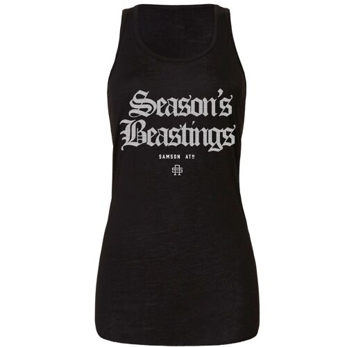 Seasonâ€™s Beastings - Christmas Ladies Tank