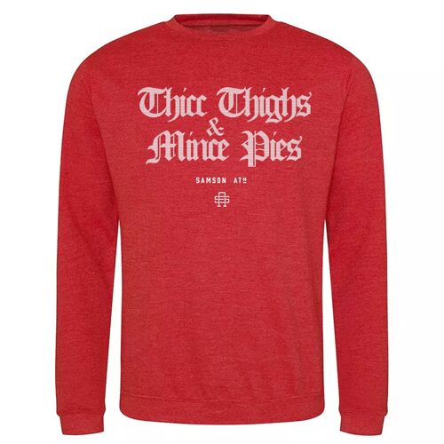 Thicc Thighs & Mince Pies - Christmas Sweatshirt