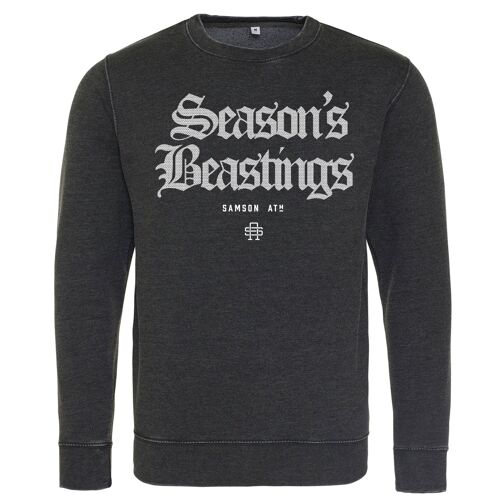 Seasonâ€™s Beastings - Christmas Sweatshirt