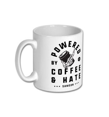 Alimenté par le café et la haine Mug