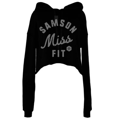 Samson Miss Fit - Sudadera corta con capucha