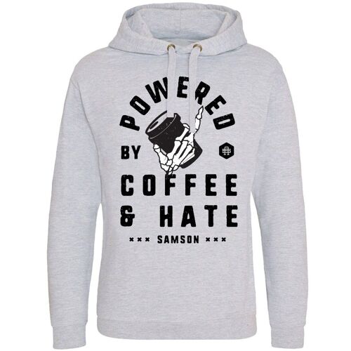 Powered by coffee and hate - v2 - hoodie