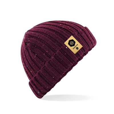 Fleck Beanie - Burgundy