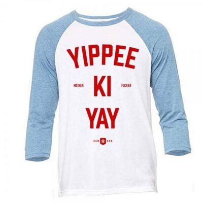 YIPPEE KI YAY - BASEBALL TEE