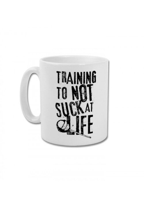 Training to not suck - mug