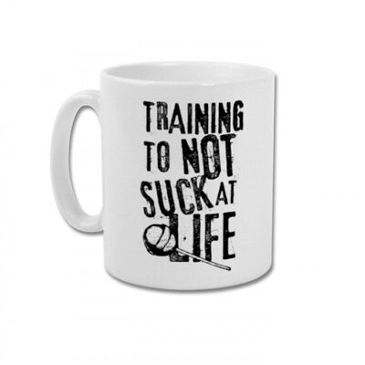 Training to not suck - mug