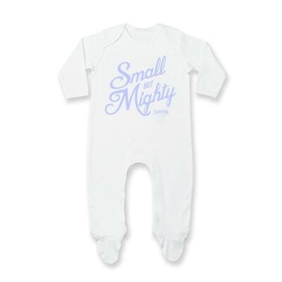 Small but mighty - sleep suit blue