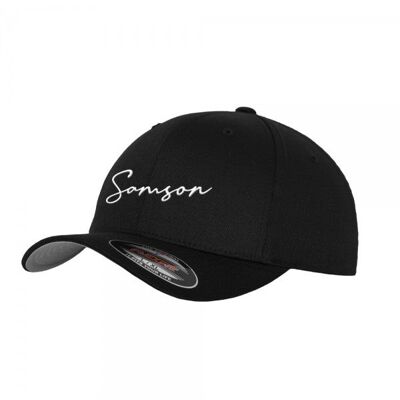 Signature flexfit baseball cap - black