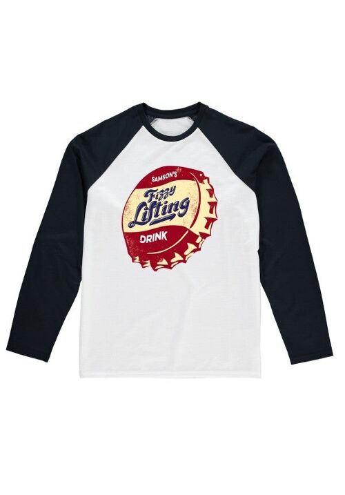 Samsons fizzy lifting drink - baseball tee