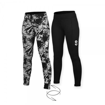 LEGGINGS DA PALESTRA REVERSIBILE DA DONNA SAMSON SQUAT PROOF