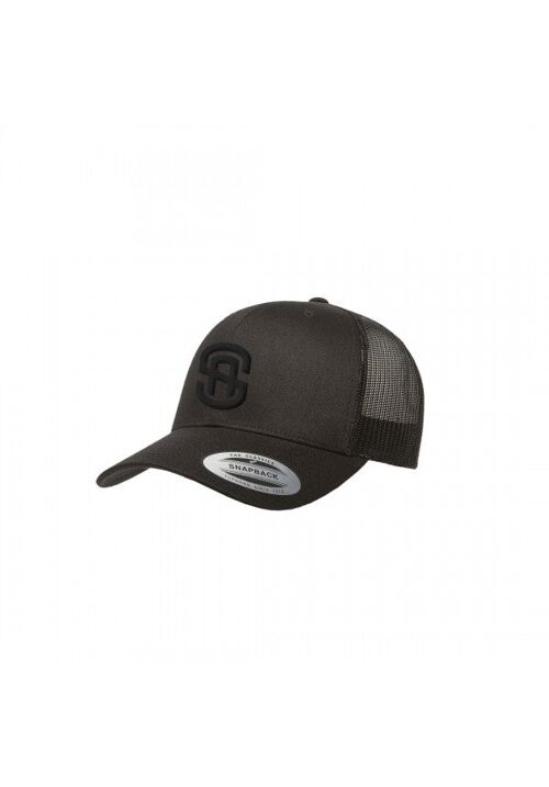 Sa retro trucker hat - black/black