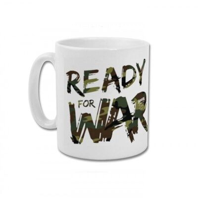 PRONTO PER LA GUERRA MUG