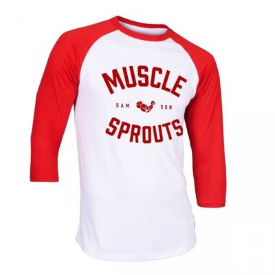Muscle sprouts - baseball tee