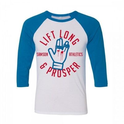 LIFT LONG AND PROSPER - BASEBALL TEE