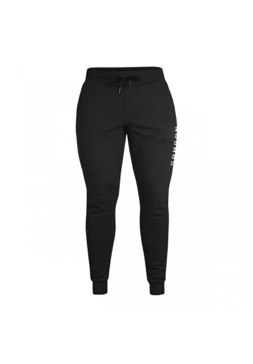 Ladies tapered jogging pants - black