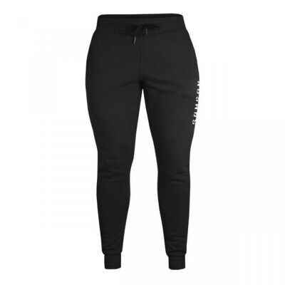 Ladies tapered jogging pants - black