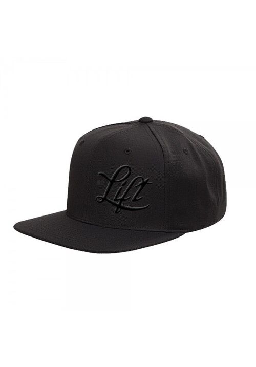 Just lift - black on black snapback