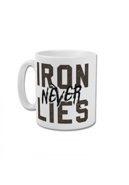 Iron never lies mug