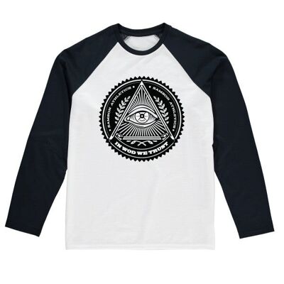 IN WOD WE TRUST - T-SHIRT DE BASEBALL