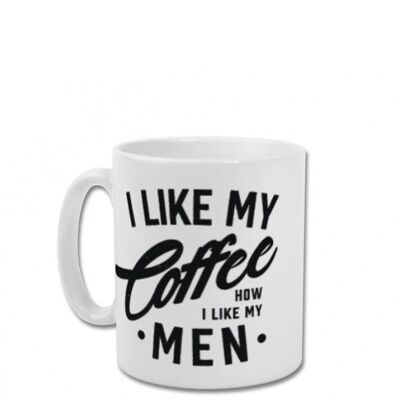 I like my coffee how i like my men - strong as fck