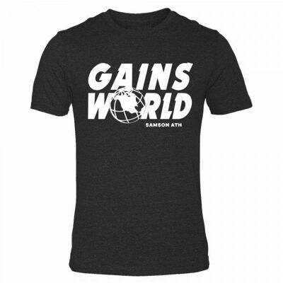 Gains world - triblend tee