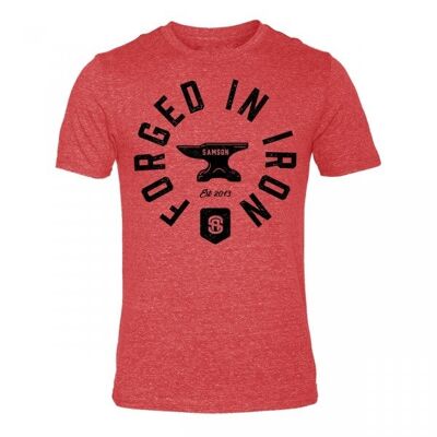 Forged in iron - triblend tee