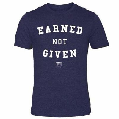 VERDIENT NICHT GEGEBEN - NAVY TRIBLEND TEE