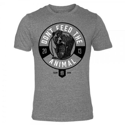 Don't feed the animal - triblend tee