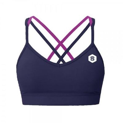 DELILAH STRAPPY GYM BH - NAVY