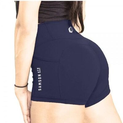 Delilah high waisted booty shorts - navy