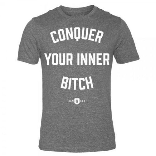 Conquer your inner bitch - triblend tee