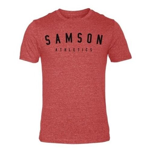 Classic signature - red triblend tee