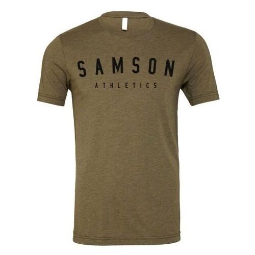 Classic signature - olive triblend tee