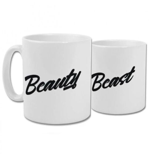 Beauty and beast mug set