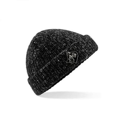 Beanie hat - black fleck