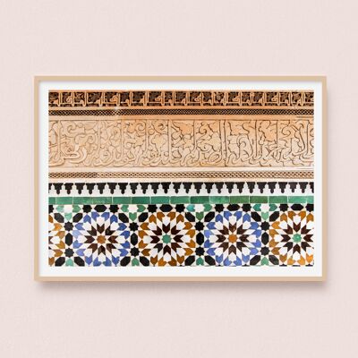 Poster / Fotografie - Mederssa Ben Youssef | Marrakesch Marokko 30x40cm