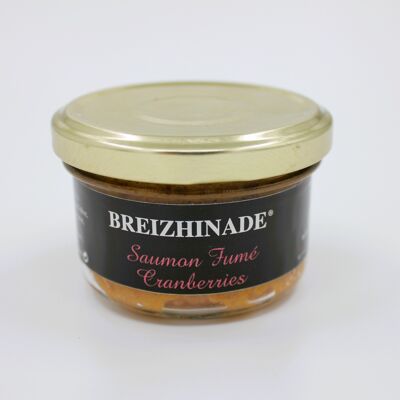 TARTINADE Saumon fume / cranberries