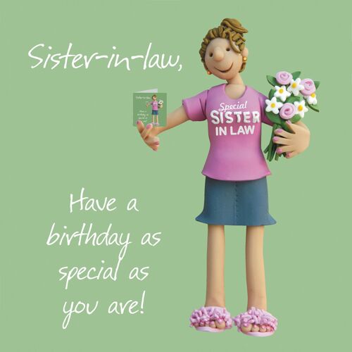 Sister-in-law birthday card