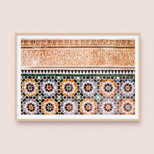 Affiche / Photographie - Mederssa Ben Youssef | Marrakech Maroc 30x40cm