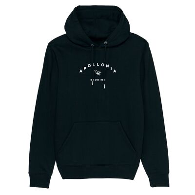 Bloom Schwarzes Sweatshirt mit Kontrastlogo