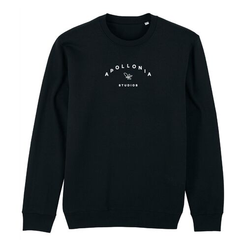 Bloom Black Contrast Logo Sweatshirt