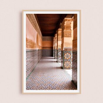 Affiche / Photographie - Mederssa Ben Youssef | Marrakech Maroc 30x40cm 1