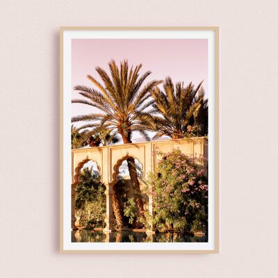 Póster / Fotografía - Palacio Namaskar | Marrakech Marruecos 30x40cm