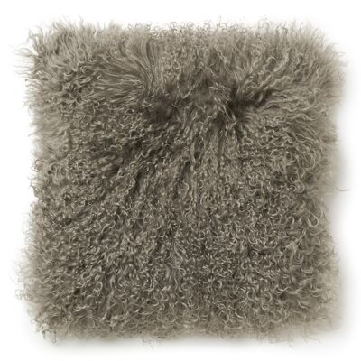 Shansi cushion cover sheepskin_Mushroom