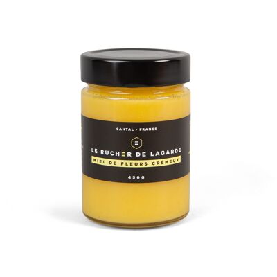 Cremiger Honig 450 g Imker erntet Herkunft Cantal Frankreich