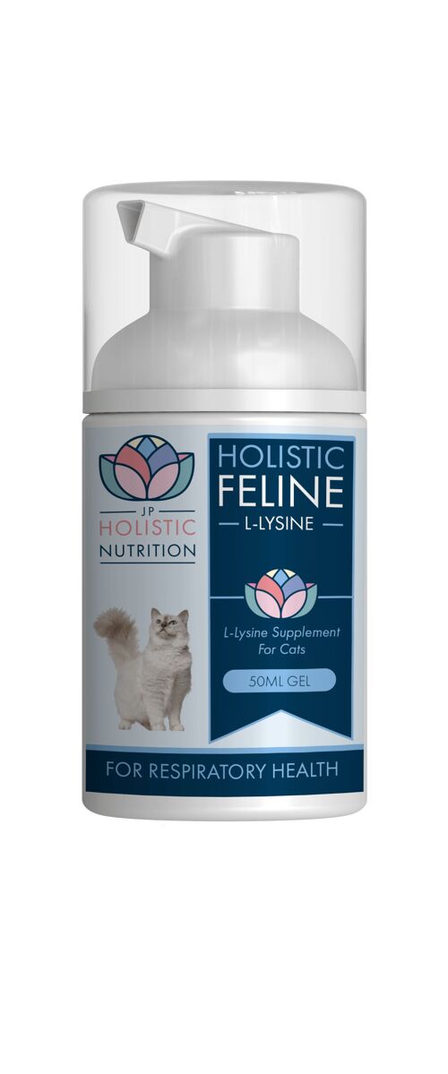 Feline L-Lysine Respiratory Health Supplement for Catsb