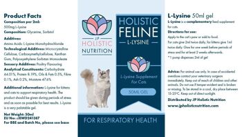 Feline L-Lysine Supplément de santé respiratoire pour chat 2